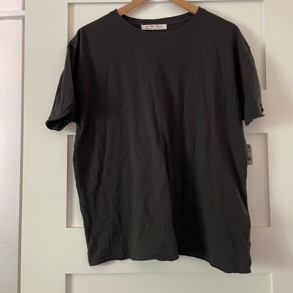 Free People We the Free Nova Tee Size XS NWT Black